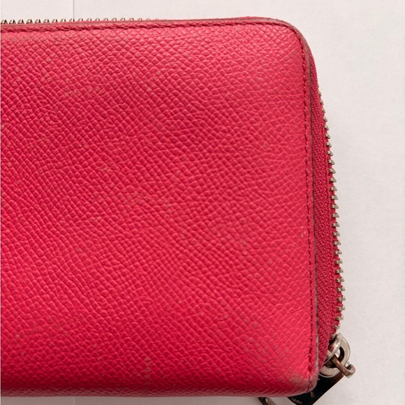 Coach Hot Pink Zip Wallet - Picture 4 of 16